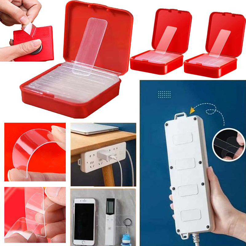 Xfasten Woodworking Double Sided Tape - 60Pcs/set Multifunctional Double Sided Adhesive Tape