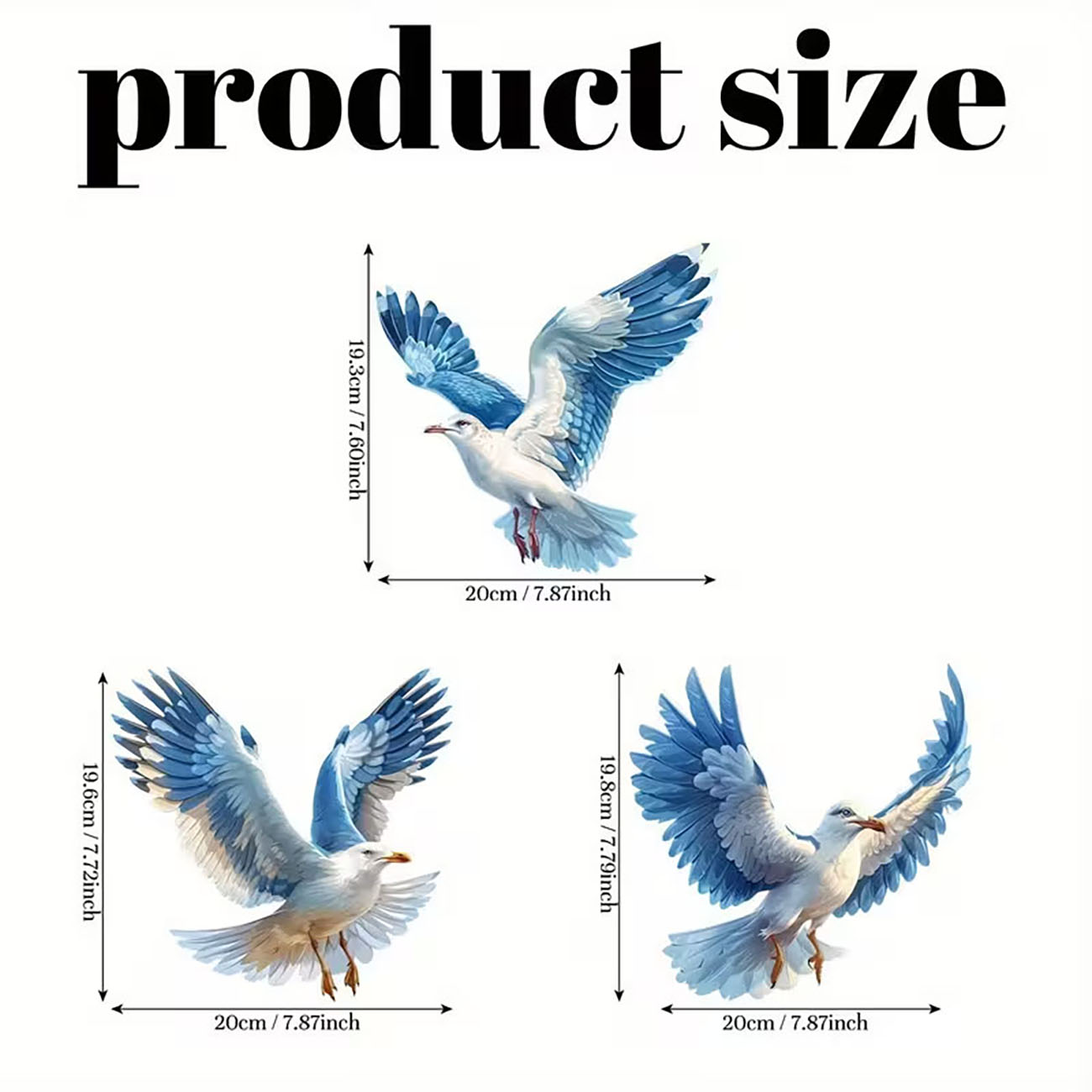 3PCS Seagull Wall Decor, Coast - огляд і ціна Xfasten Woodworking Double Sided Tape