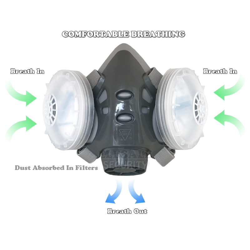New Anti Dust Mask Full Face R - огляд і ціна Woodworking Respirator