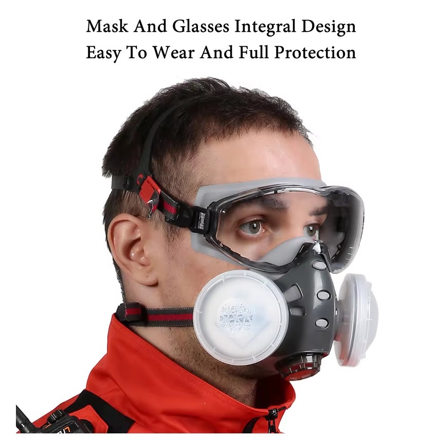 Respirator With Anti-Fog Safet - огляд і ціна Woodworking Respirator