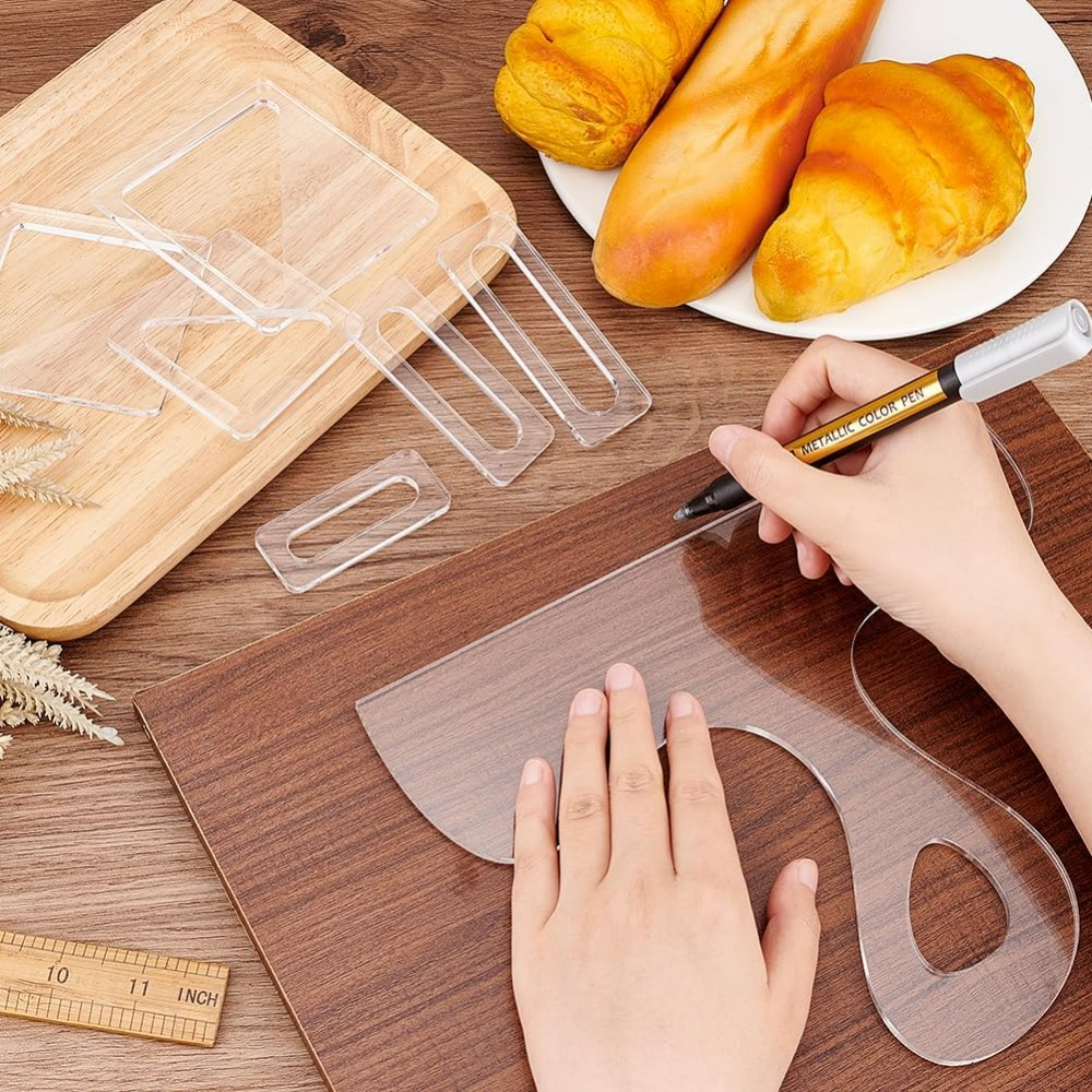 7Pcs Charcuterie Template Acry - огляд і ціна Woodworking Hardware