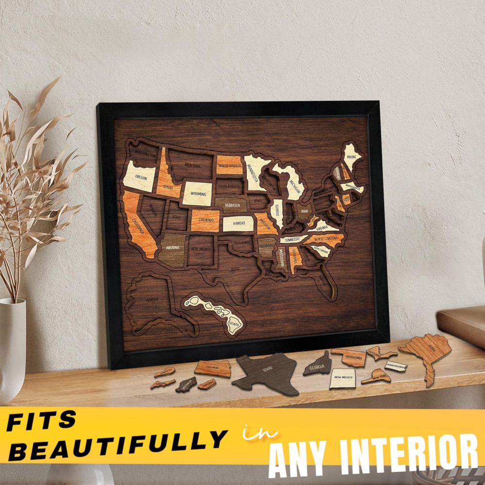 Customizable Wooden USA Travel - огляд і ціна Woodworking Usa