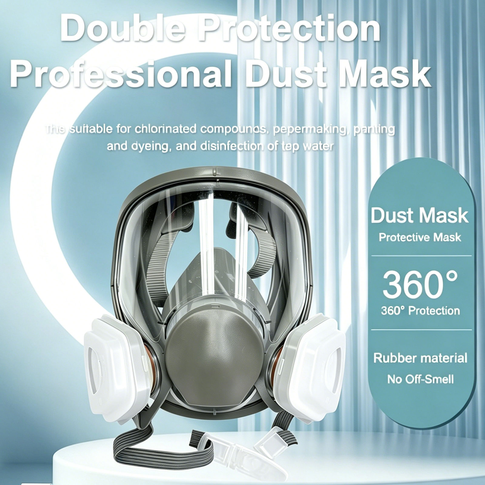 6800 Full Face Respirator with - огляд і ціна Woodworking Respirator