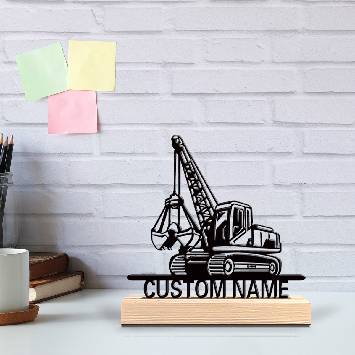 1pc tractor Customized Letter  - огляд і ціна Wood Woodworking