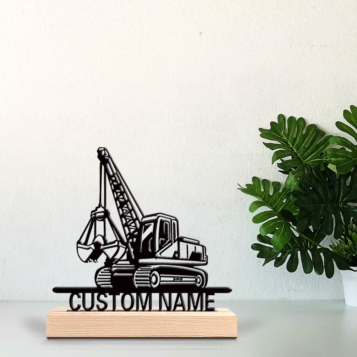 1pc tractor Customized Letter  - огляд і ціна Wood Woodworking