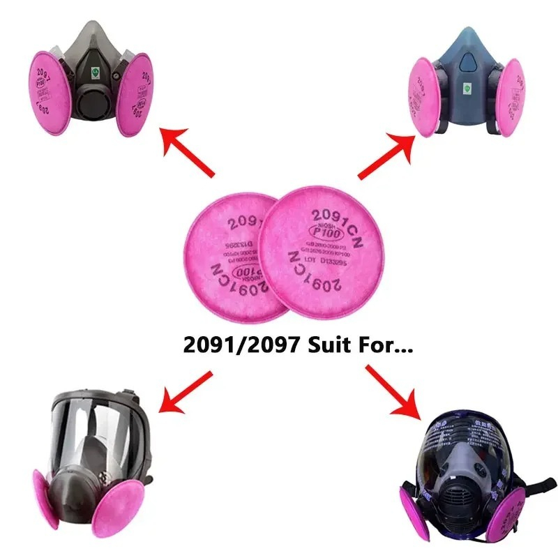2091 2097 P100 Particulate Fil - огляд і ціна Woodworking Respirator