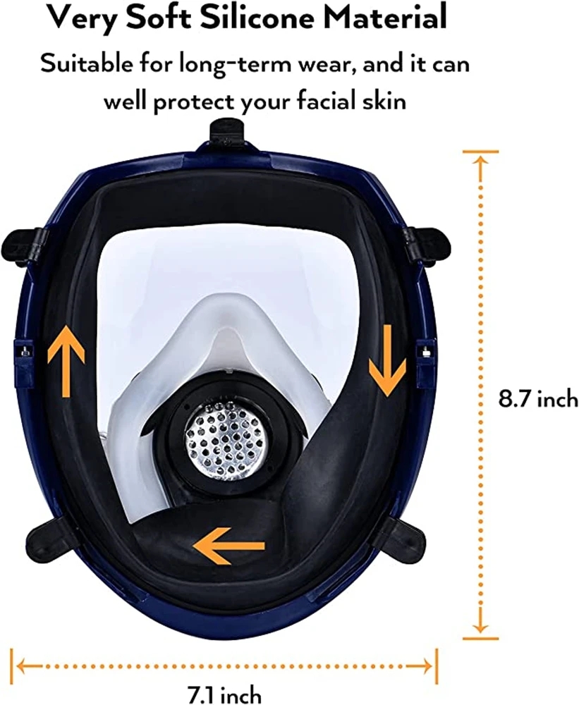 Chemical Gas Mask 6800 Dust Re - огляд і ціна Woodworking Respirator