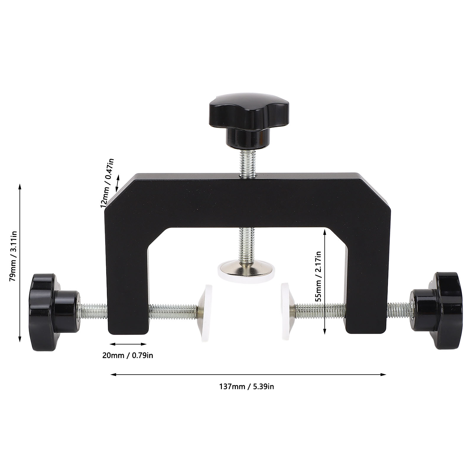 3 Way G Clamp Aluminium Alloy  - огляд і ціна Woodworking Vise