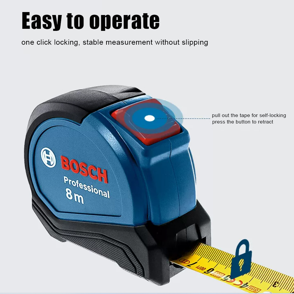 Bosch 8M Magnetic Steel Tape M - огляд і ціна Woodworking Definition