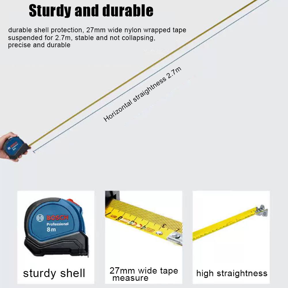 Bosch 8M Magnetic Steel Tape M - огляд і ціна Woodworking Definition