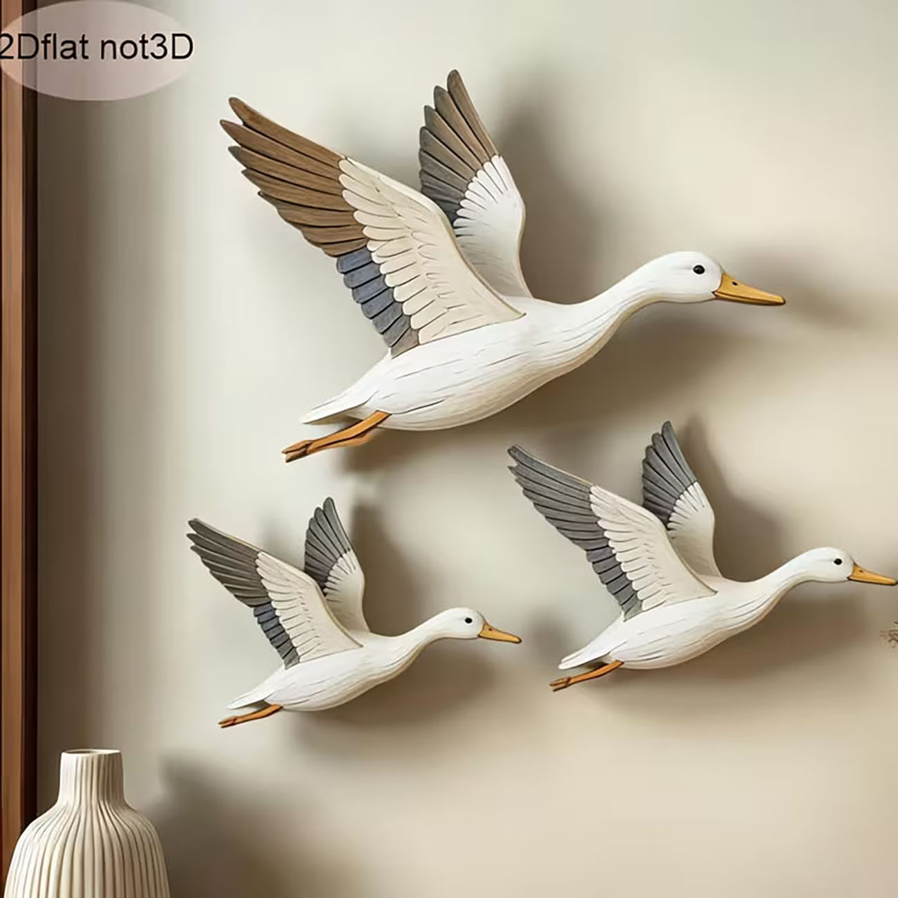 3Pcs Flying Duck Wooden Wall D - огляд і ціна Xfasten Woodworking Double Sided Tape