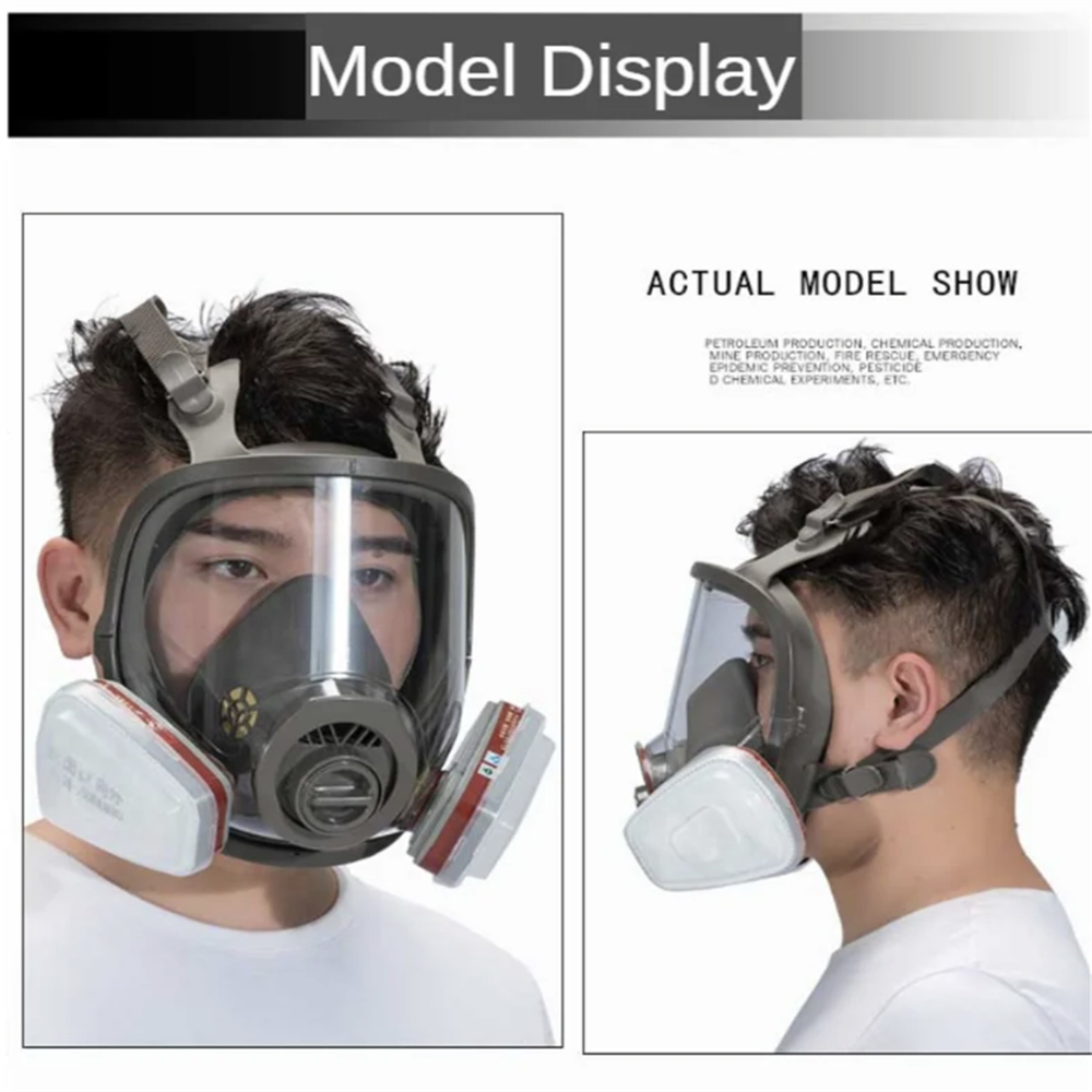 Full Face Respirator Gas Mask  - огляд і ціна Woodworking Respirator