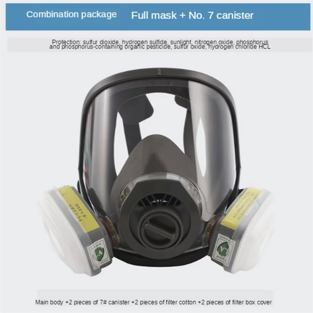Full Face Respirator Gas Mask  - огляд і ціна Woodworking Respirator