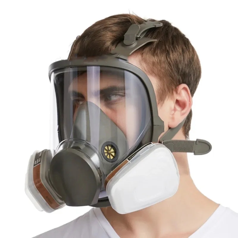 Large Size 6800 Gas Mask Full  - огляд і ціна Woodworking Respirator
