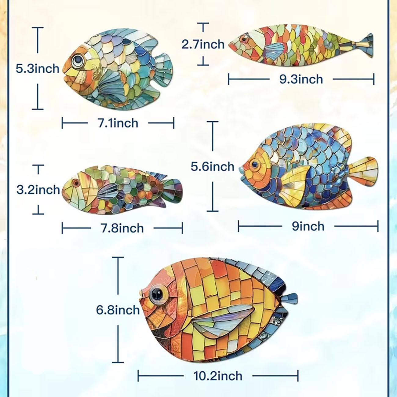 5 Pack Stained Glass Style Woo - огляд і ціна Xfasten Woodworking Double Sided Tape