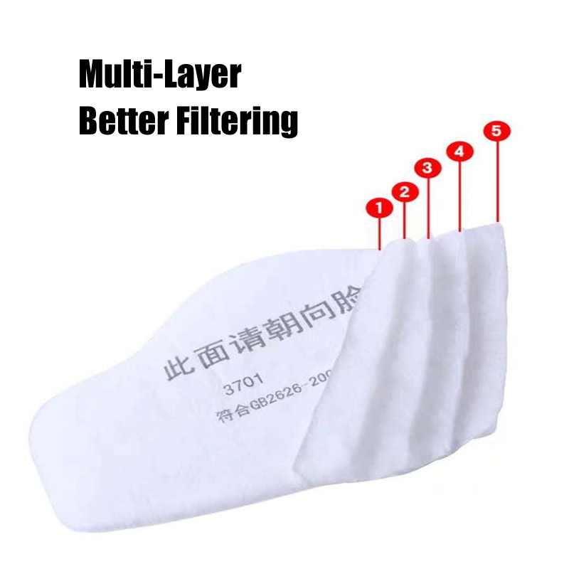 3701 Particle Cotton Filter Fo - огляд і ціна Woodworking Respirator