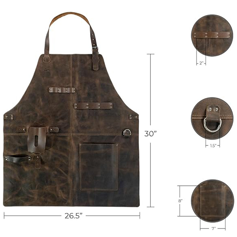 Retro PU Leather Apron, Cross  - огляд і ціна Woodworking Artisans