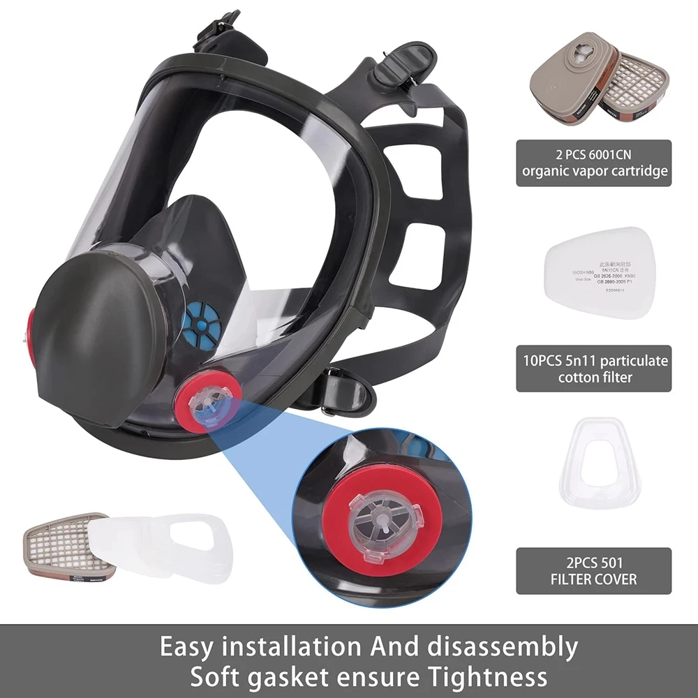 6800 Industrial Painting Spray - огляд і ціна Woodworking Respirator