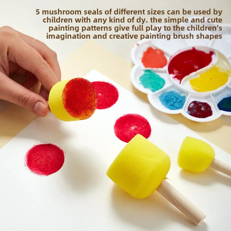 10 Pcs Set Wooden Handle Mushr - огляд і ціна Woodworking For Kids