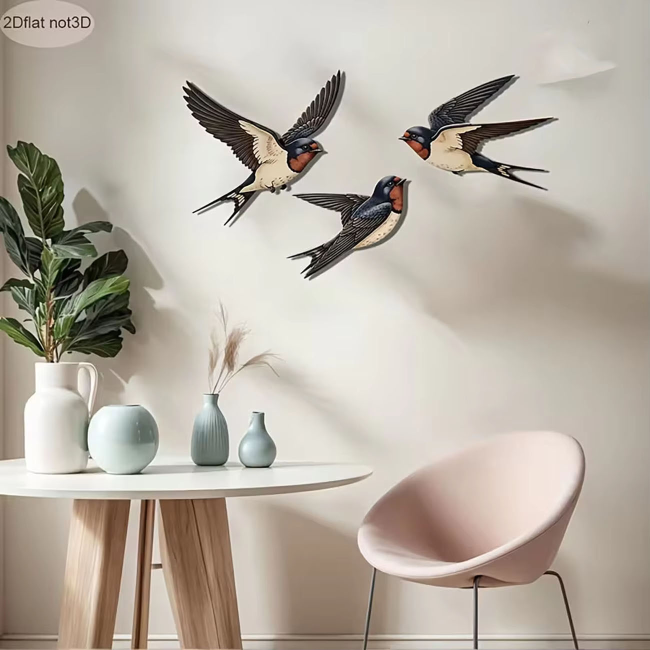 3Pcs 2D Swallow Wooden Wall De - огляд і ціна Xfasten Woodworking Double Sided Tape