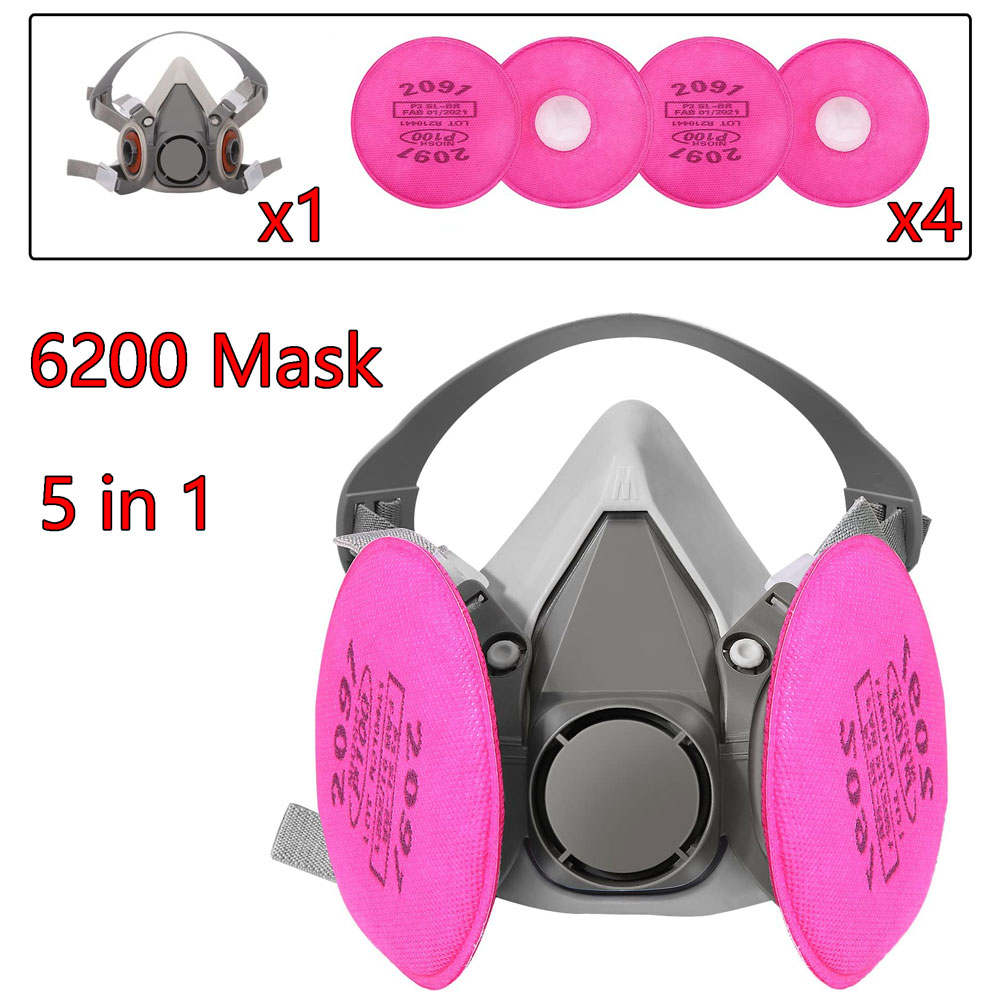 Gas Mask 6200 Set Vehicle Pain - огляд і ціна Woodworking Respirator